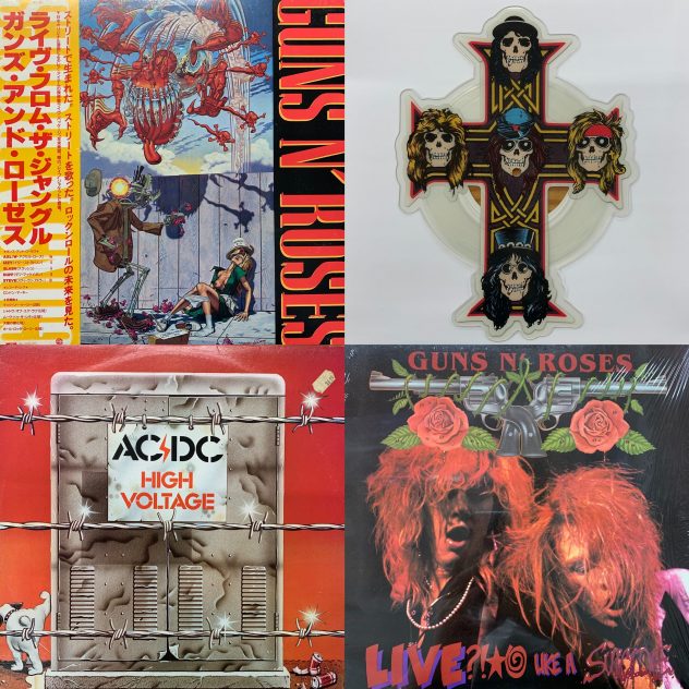 GUNS N' ROSES の希少盤 大放出】2020/10/31(土) HARD ROCK LP SALE