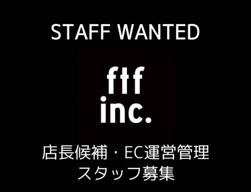 【FTF株式会社 店長候補・EC運営管理スタッフ募集】