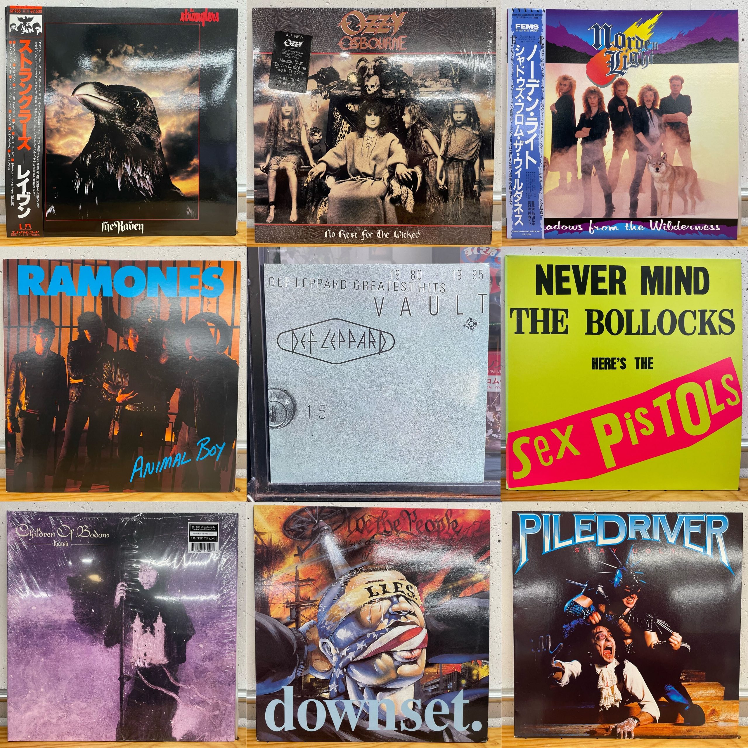 2024/04/17(WED) HEAVY METAL&HARD ROCK LP SALE!!! 約40枚放出 